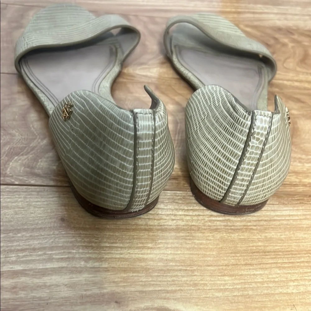 Tory Burch Savannah Dorsal Flat Sandals 9.0